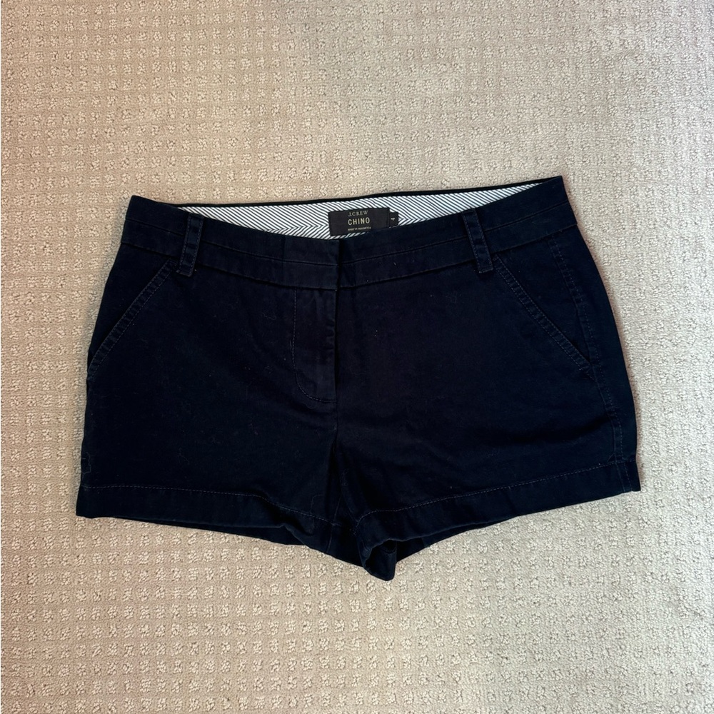 J Crew Navy Chino Short 3” inseam size 4